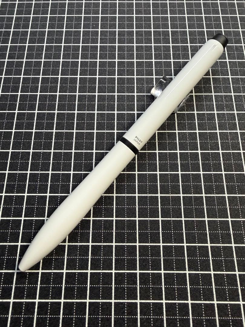 Pilot Acrodrive 100th Anniversary White ballpoint pen limited edition, sleek white body