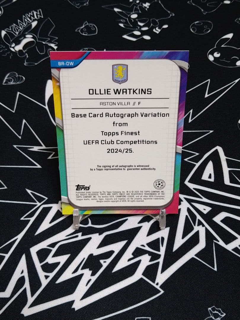 Ollie Watkins Automotive Autograph /10 — Japanese