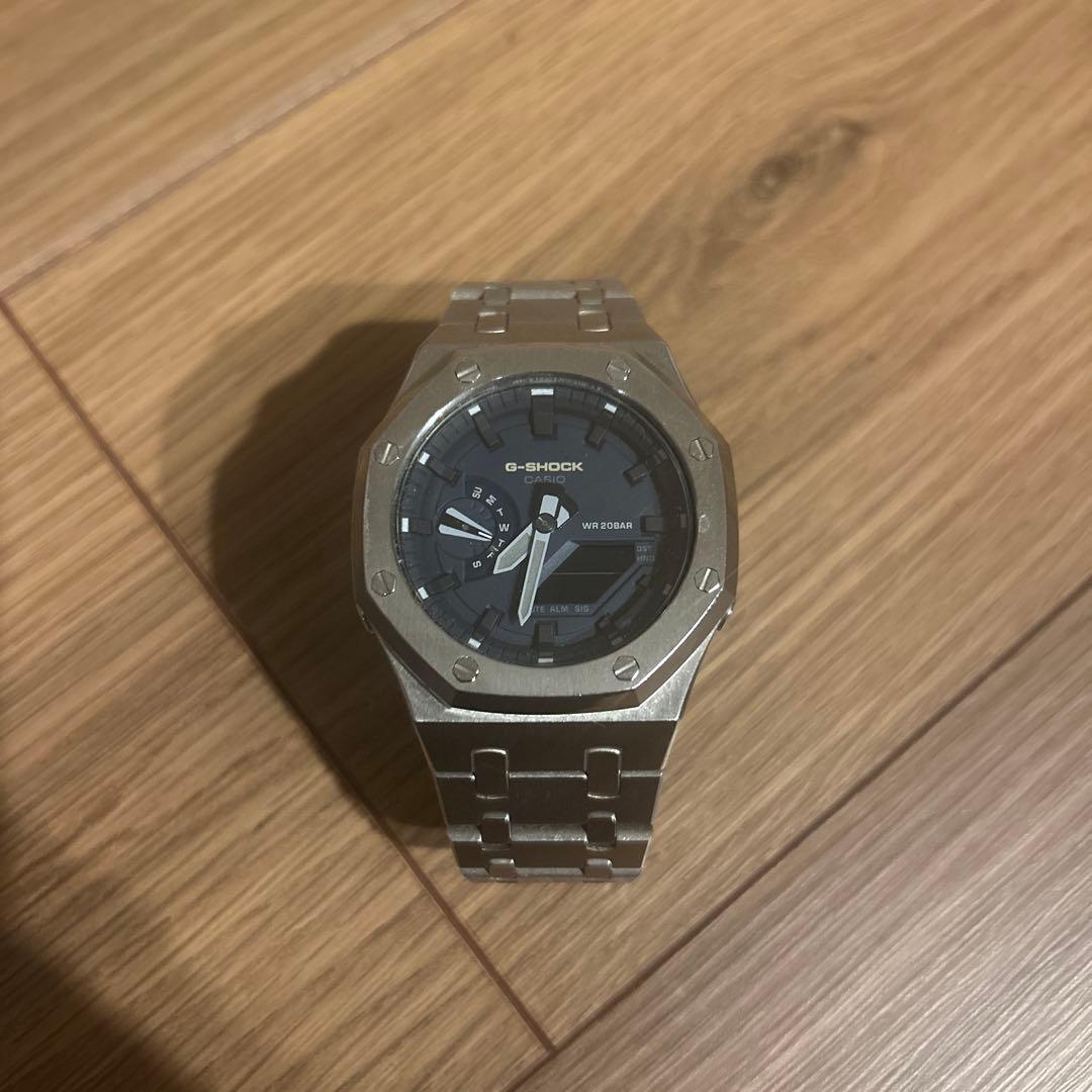 CASIO G-SHOCK Metal Bezel Men's Watch — Japanese