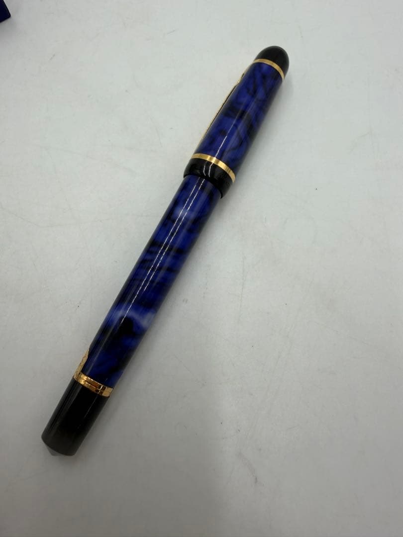 Blue Waterman Filias fountain pen with box, 134 mm length, 23 g weight
