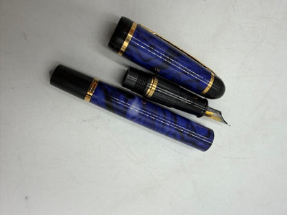 Blue Waterman Filias fountain pen with box, 134 mm length, 23 g weight