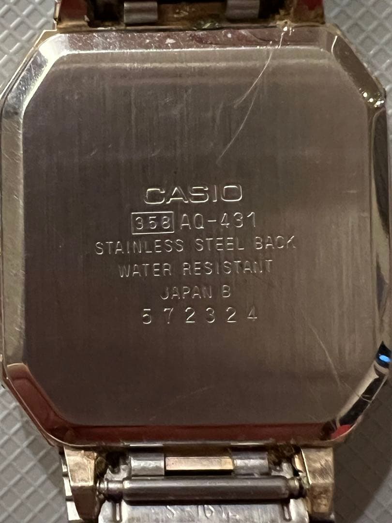 CASIO AQ-431 Digital Men's Watch — Japanese