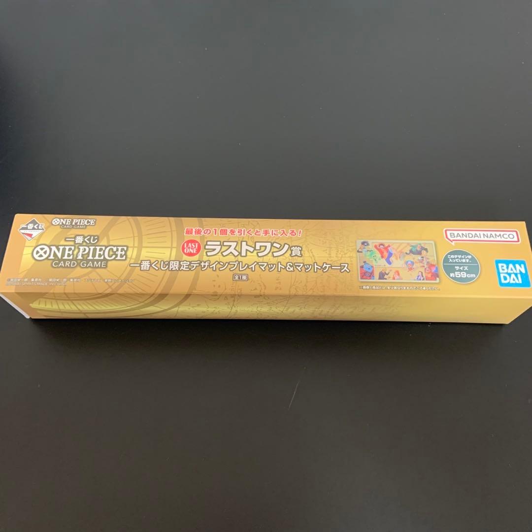 One Piece One Piece Card Game Last One Prize Playmat & Mat Case Box — Japanese