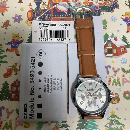 CASIO MTP-V300L Quartz Men's Watch — Japanese
