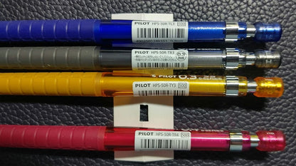 PILOT S5 mechanical pencil set discontinued model with multiple pieces shown on white background