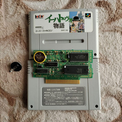 Ihatovo Monogatari by Kenji Miyazawa device after battery replacement and power status check