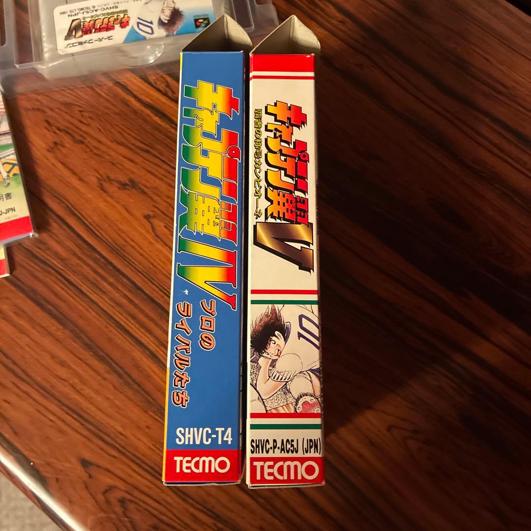 SNES cartridge of Captain Tsubasa IV V in beautiful condition with original label and artwork