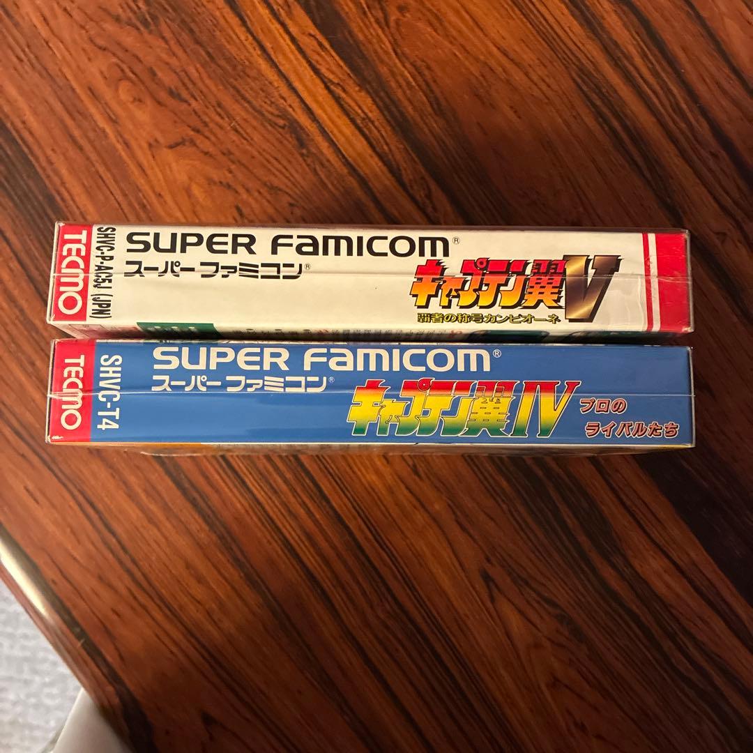 SNES cartridge of Captain Tsubasa IV V in beautiful condition with original label and artwork
