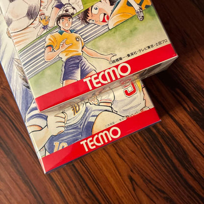 SNES cartridge of Captain Tsubasa IV V in beautiful condition with original label and artwork