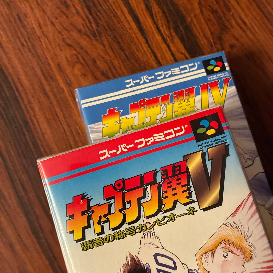 SNES cartridge of Captain Tsubasa IV V in beautiful condition with original label and artwork