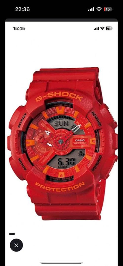 CASIO G-SHOCK Digital Men's Watch — Japanese