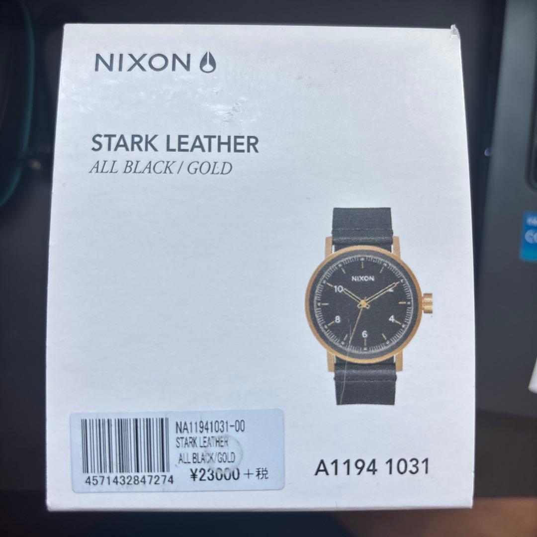 NIXON THE STARK LEATHER Quartz Men's Watch — Japanese