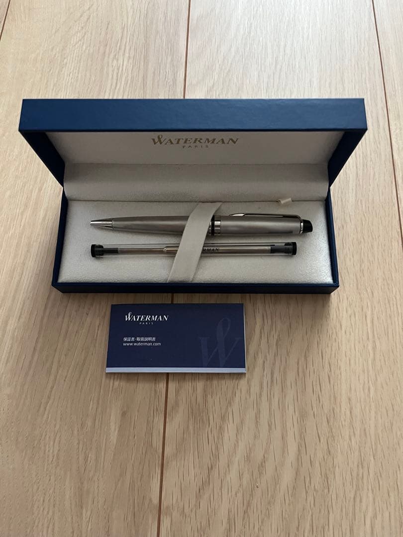 WATERMAN Expert Essential Metallic CT ballpoint pen with metallic finish and clip