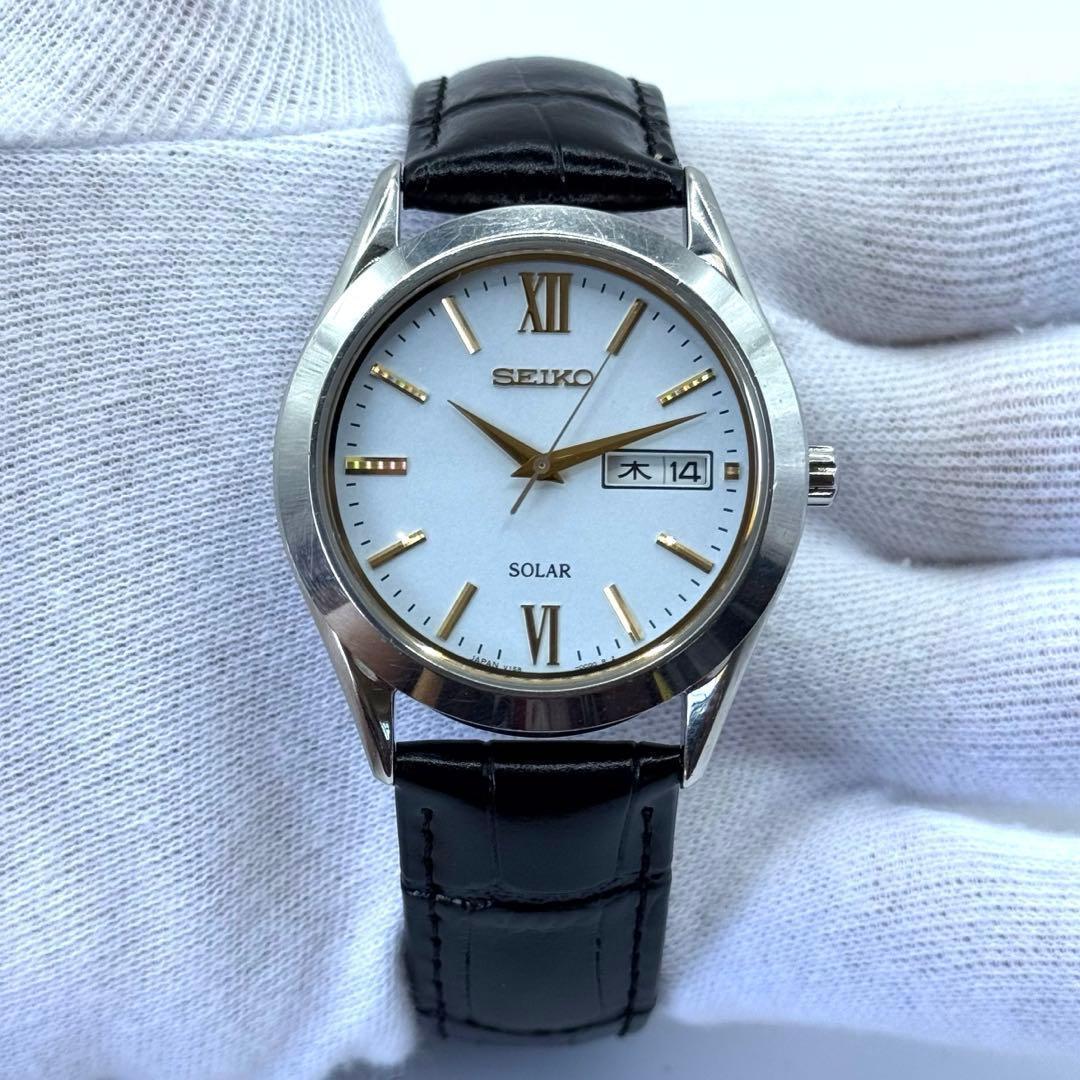 SEIKO SBTR009 Solar Men's Watch — Japanese