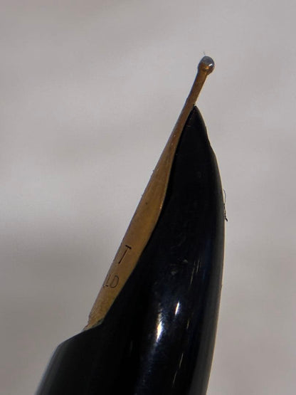 PILOT Fountain Pen 18K with gold nib and sleek black body shown in close-up