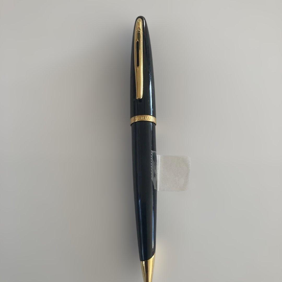 Waterman ATRIUM black ballpoint pen with plastic body shown on white background
