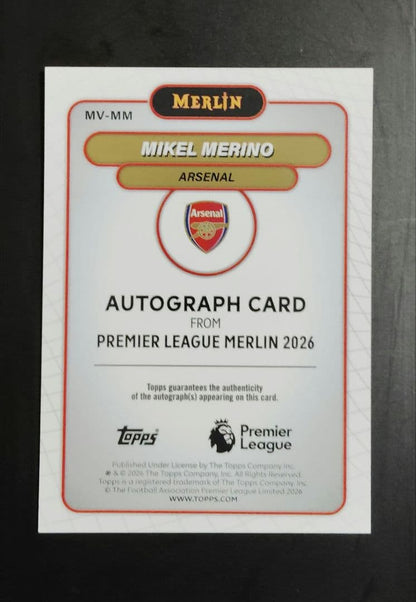 Topps Mikel Merino 99 Limited World Auto Parallel — Japanese