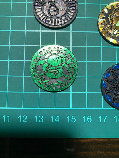 Pokemon Pokémon Card Coin Set 8 Pieces Pack — Japanese