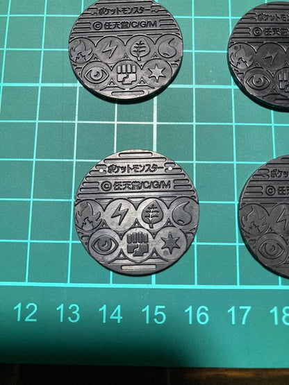 Pokemon Pokémon Card Coin Set 8 Pieces Pack — Japanese