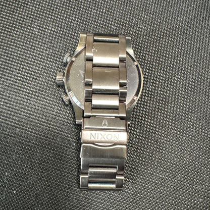 NIXON Chronograph Gunmetal Men's Watch — Japanese