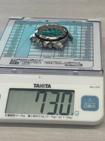 TIMEX Chronograph Black Orange Men's Watch — Japanese