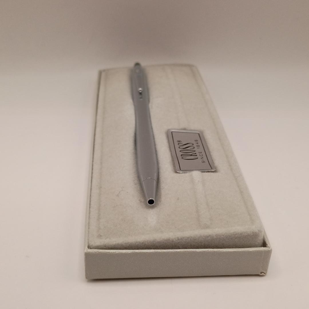 Cross Classic Century 3502 ballpoint pen in silver chrome with blue ink and dedicated box