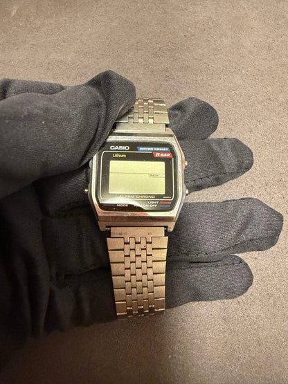 CASIO ALARM CHRONO 5BAR Digital Men's Watch — Japanese