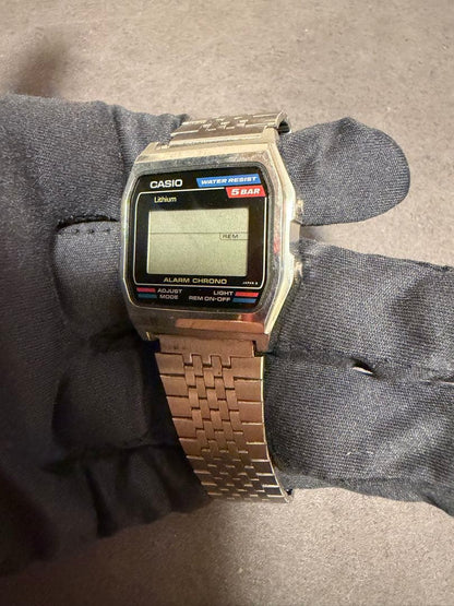 CASIO ALARM CHRONO 5BAR Digital Men's Watch — Japanese