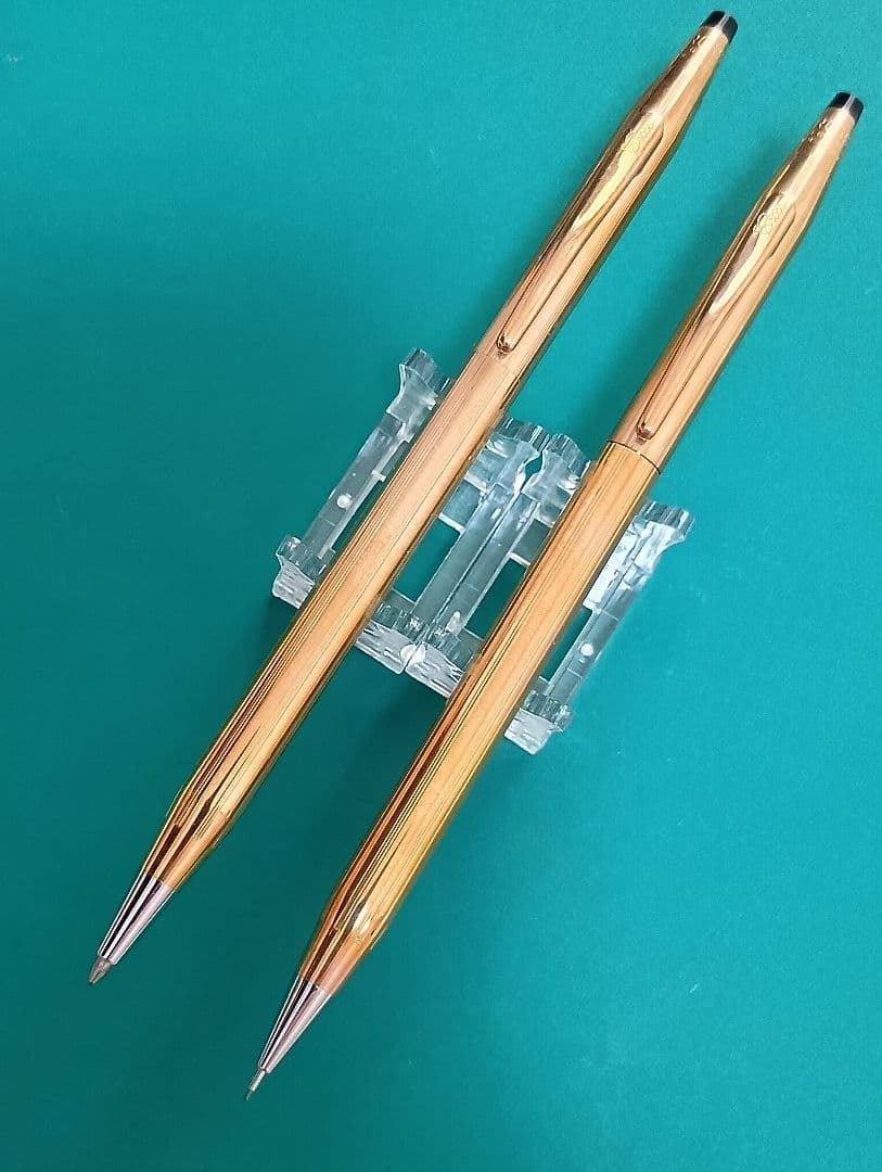 Vintage Cross Classic Century 14K gold plated ballpoint pen and mechanical pencil set