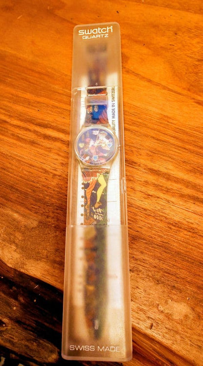 swatch カラフルアートデザイン Quartz Men's — Japanese