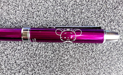 PILOT Limited Pen Set with blue gradient, violet, and white pens including Frixion Evolt and Dr. Grip models