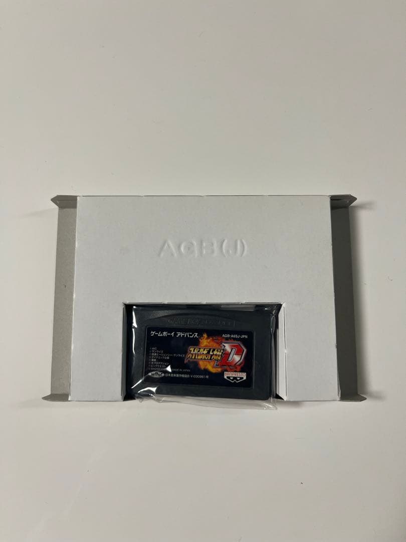 Super Robot Taisen D Nintendo Game Boy Advance cartridge by Banpresto in used condition
