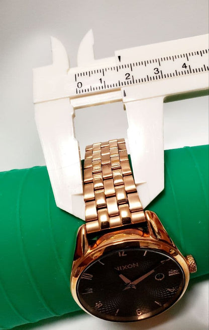 NIXON BULLET ALL ROSE GOLD/GUNMETAL Quartz Men's Watch — Japanese