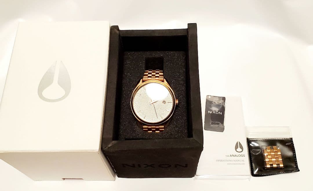 NIXON BULLET ALL ROSE GOLD/GUNMETAL Quartz Men's Watch — Japanese