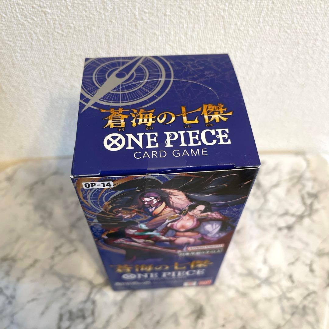 One Piece One Piece Card Game Blue Sea's Seven Warlords Newly Purchased Box Tape Cut Box — Japanese