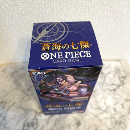 One Piece One Piece Card Game Blue Sea's Seven Warlords Newly Purchased Box Tape Cut Box — Japanese