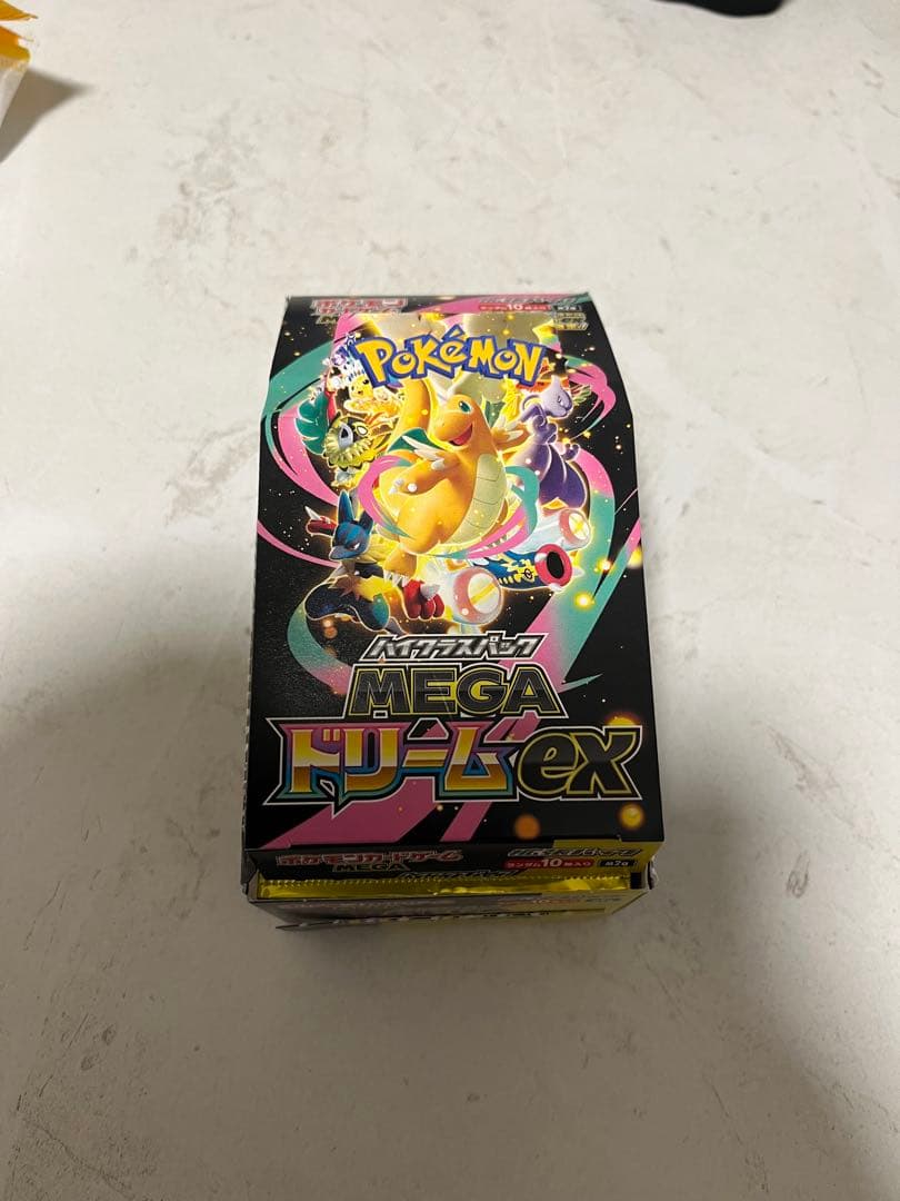 Pokemon Mega Dream ex Box Percussion-Free First Edition Box — M High Class Pack MEGA Dream ex — Japanese