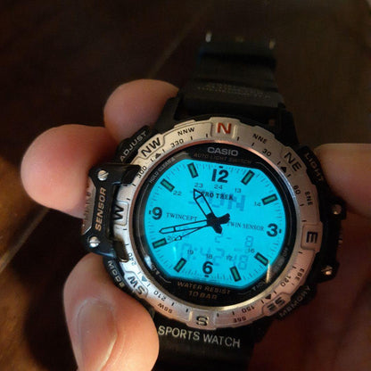 CASIO PROTREK Digital Men's Watch — Japanese
