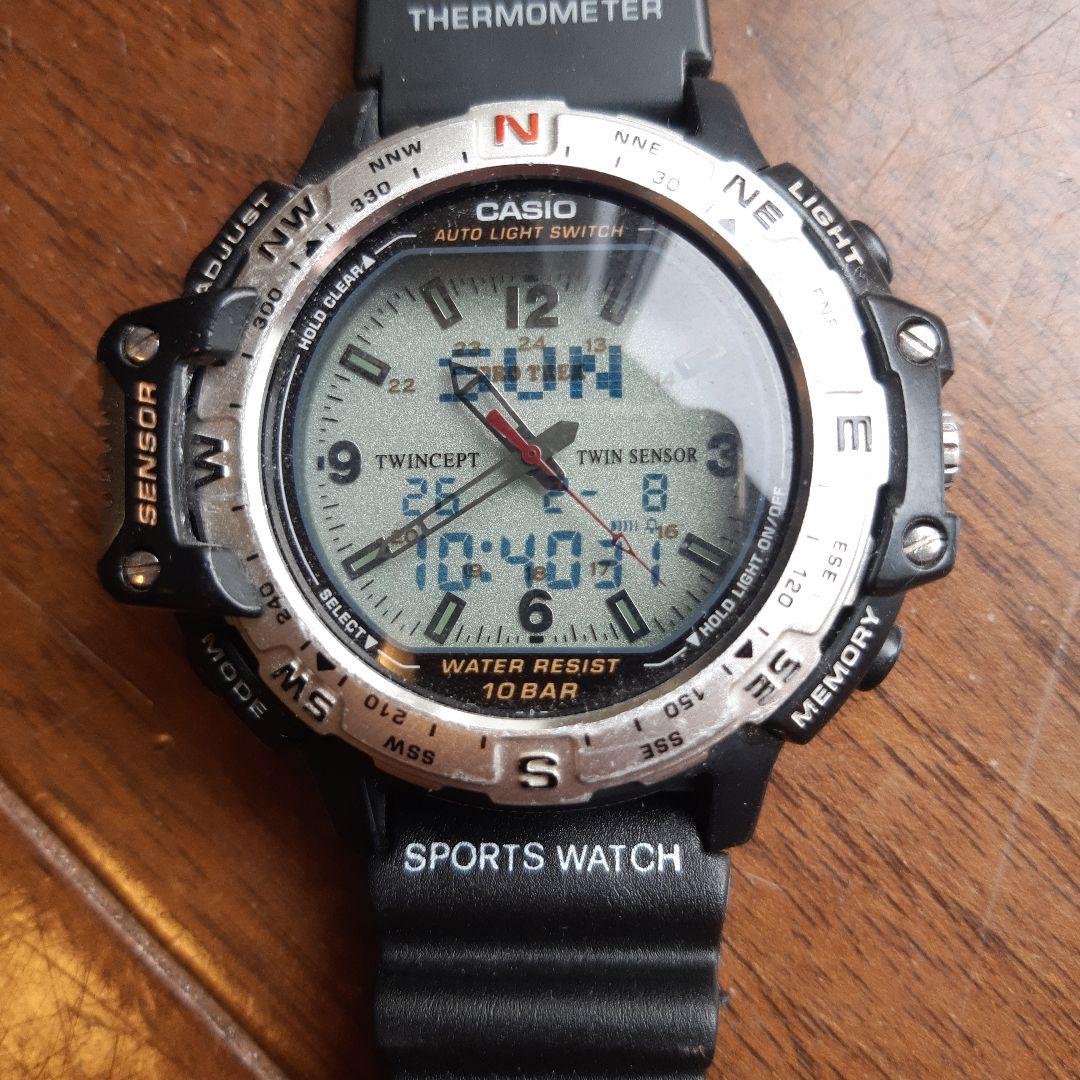 CASIO PROTREK Digital Men's Watch — Japanese