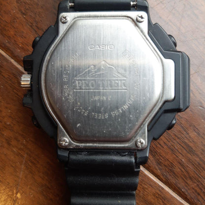 CASIO PROTREK Digital Men's Watch — Japanese