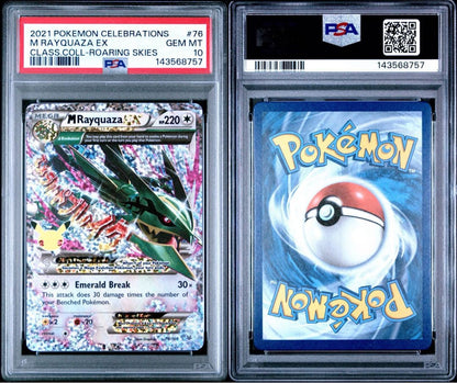 PSA 10 Pokemon Rayquaza EX 2021 — Japanese