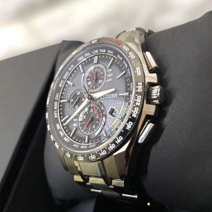 Citizen AT8040 Solar Men's Watch — Japanese