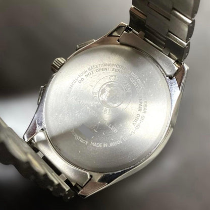Citizen AT8040 Solar Men's Watch — Japanese