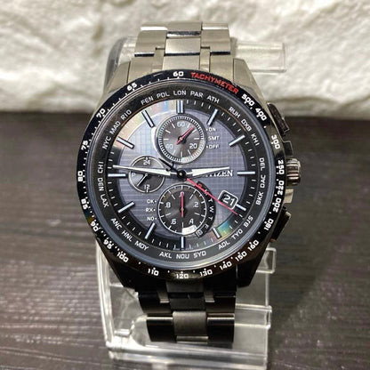Citizen AT8040 Solar Men's Watch — Japanese