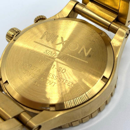 NIXON 51-30 Quartz Men's Watch — Japanese
