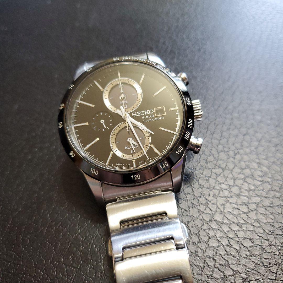SEIKO SBTR009 Solar Men's Watch — Japanese