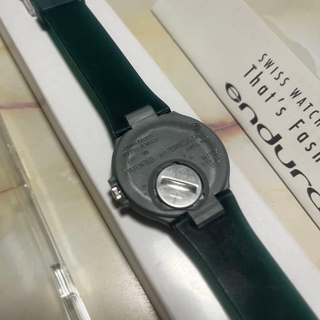 swatch Endura 1990s Green Quartz Men's — Japanese
