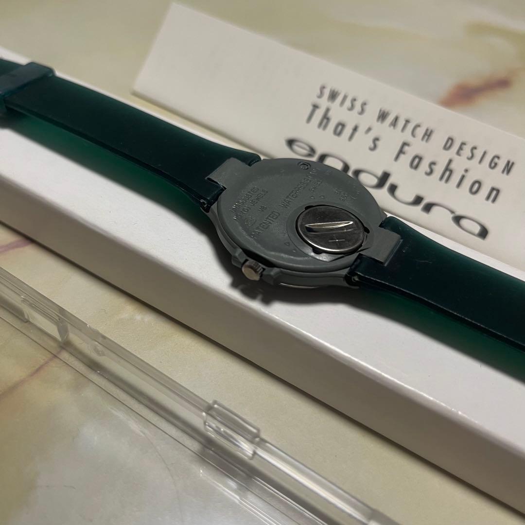 swatch Endura 1990s Green Quartz Men's — Japanese