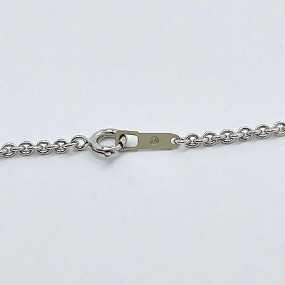 Mikimoto Pearl Necklace with Silver 925 chain, elegant pearls on a silver chain