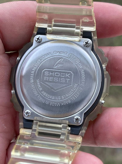 CASIO G-Shock Clear Digital Men's Watch — Japanese